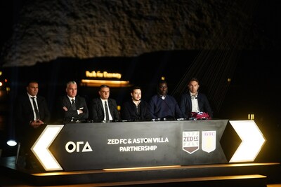 Ora Developers Egypt announces an exciting new partnership between ZED FC and Aston Villa FC