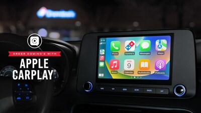 Domino's is giving customers a new and more efficient way to order while on the go: via Domino’s iOS app on Apple CarPlay.