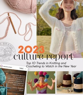 The Lion Brand 2022 Culture Report Highlights the Top 10 Trends in Knitting  and Crocheting