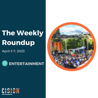 PR Newswire Weekly Entertainment Press Release Roundup, April 3-7, 2023. Photo provided by Sierra Nevada World Music Festival. https://prn.to/3Gn4wUj