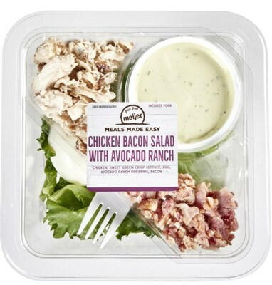 Meijer chicken bacon salad with avocado ranch