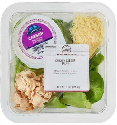 Meijer Chicken Caesar Salad