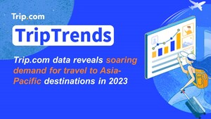 Trip.com data reveals soaring demand for travel to Asia-Pacific destinations in 2023