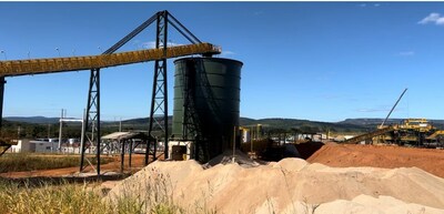 Figure 3: Stockpiled Crushed Material