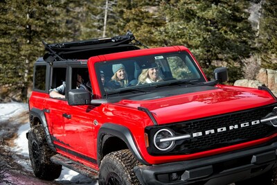 The Skyrider for the four door Ford Bronco gives all passengers the opportunity for open air.