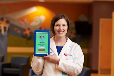 Abby Hess, a doctor of nursing practice, invented the video game concept at Cincinnati Children's. Hess works closely with kids about to undergo surgery through her role with the Department of Anesthesia at Cincinnati Children's, and she also spends time focused on research.