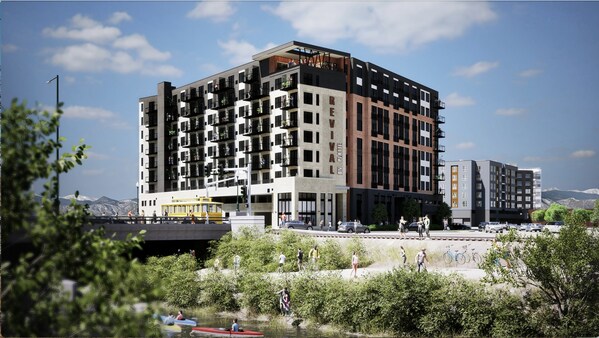 Revival on Platte broke ground in Denver’s Sun Valley neighborhood, a first-of-its-kind multifamily project that will showcase the full breadth of Mortenson’s develop, design, fabricate and build capabilities.