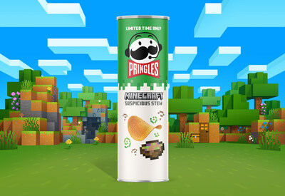 Pringles® brings the virtual world of Minecraft into reality with new limited-edition Pringles Minecraft Suspicious Stew