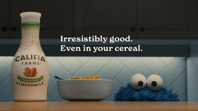 Califia Farms Introduces New Campaign Featuring Sesame Street’s Cookie Monster and Almond Milk