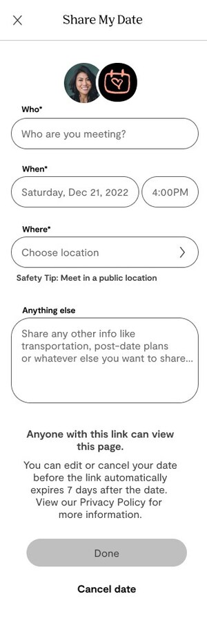 Simple, Seamless, and Safe: Plenty of Fish Launches "Share My Date" Feature