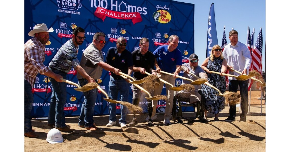 Helping A Hero and Lennar Broke Ground Today on Adapted Home for SSG Brent Bretz, USA (Ret.), a double amputee injured in Mosul, Iraq