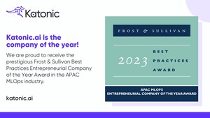 Katonic.ai receives the prestigious Frost &amp; Sullivan Best Practices Entrepreneurial Company of the Year Award in the APAC MLOps industry