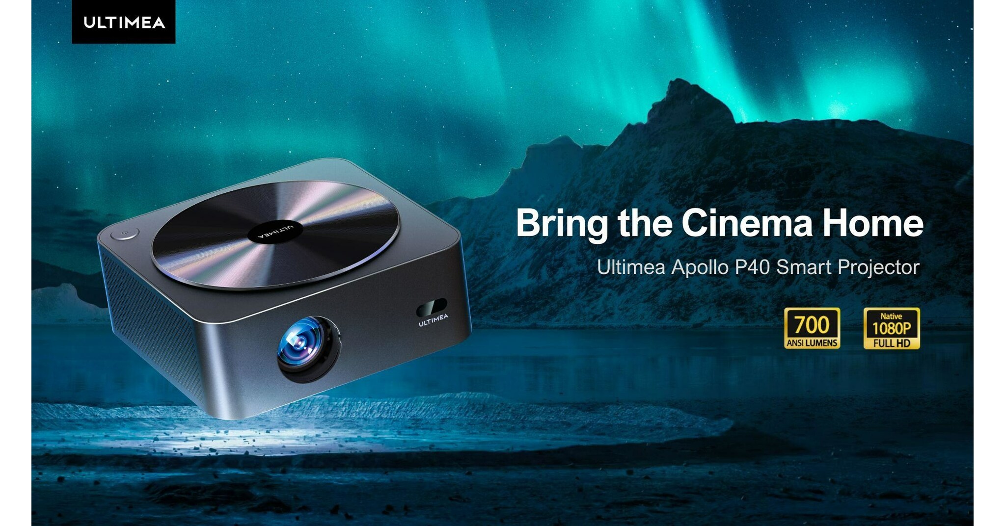 Best Smart 1080p Projector in 2023 - Ultimea Launches Apollo P40 Projector