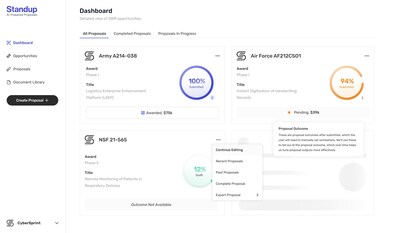 Standup Proposals Dashboard