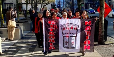 Gitxaa?a Nation heads back to BC Supreme Court this week for its groundbreaking legal challenge of the Mineral Tenure Act, which allows exploration on First Nations' territory without their consent. (CNW Group/BC Mining Law Reform Network)