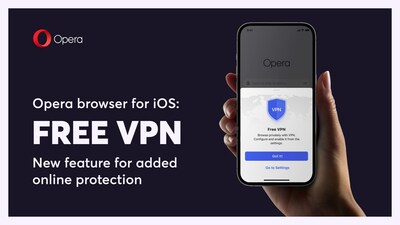 Opera browser for iOS: FREE VPN
