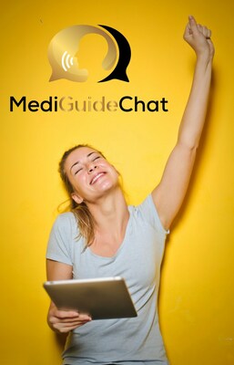 Medi Guide Chat Lady Logo