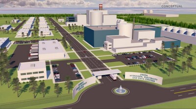 Conceptual Illustration of Surry Green Energy Center