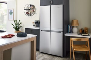 KITCHENAID LAUNCHES BRAND'S FIRST 4-DOOR COUNTER-DEPTH DESIGN REFRIGERATOR WITH CUSTOM FREEZE ZONE