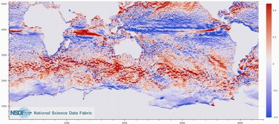  NASA climate data visualization from NSDF