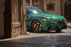 Alfa Romeo Introduces New Giulia and Stelvio Quadrifoglio 100th Anniversary Models