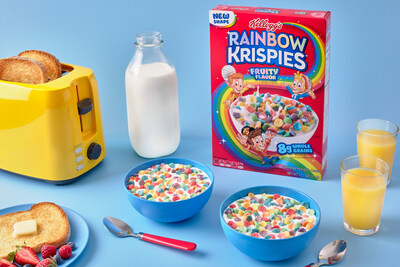 Kellogg’s® Rice Krispies® Cereal Introduces Kellogg’s First Fruity Cereal With An Excellent Source Of Vitamin D In Every Bowl