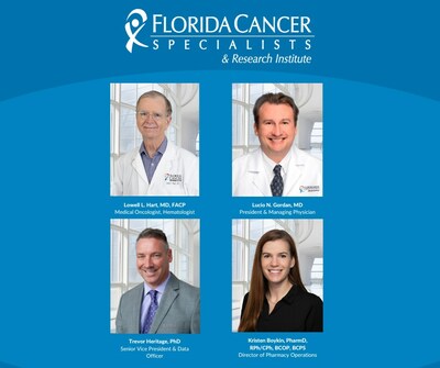 FCS medical oncologist Lowell L. Hart, MD, FACP, President and Managing Physician  Lucio N. Gordan, MD, Senior Vice President & Data Officer Trevor Heritage, PhD, and Director of Pharmacy Operations Kristen Boykin, PharmD, RPh/CPh, BCOP, BCPS were all contributors to a study evaluating myelosuppression for ES-SCLC.