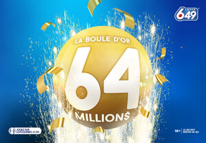 Lotto 6/49 : une première depuis 2015 - Vous pourriez gagner 64 millions de dollars au tirage de samedi!