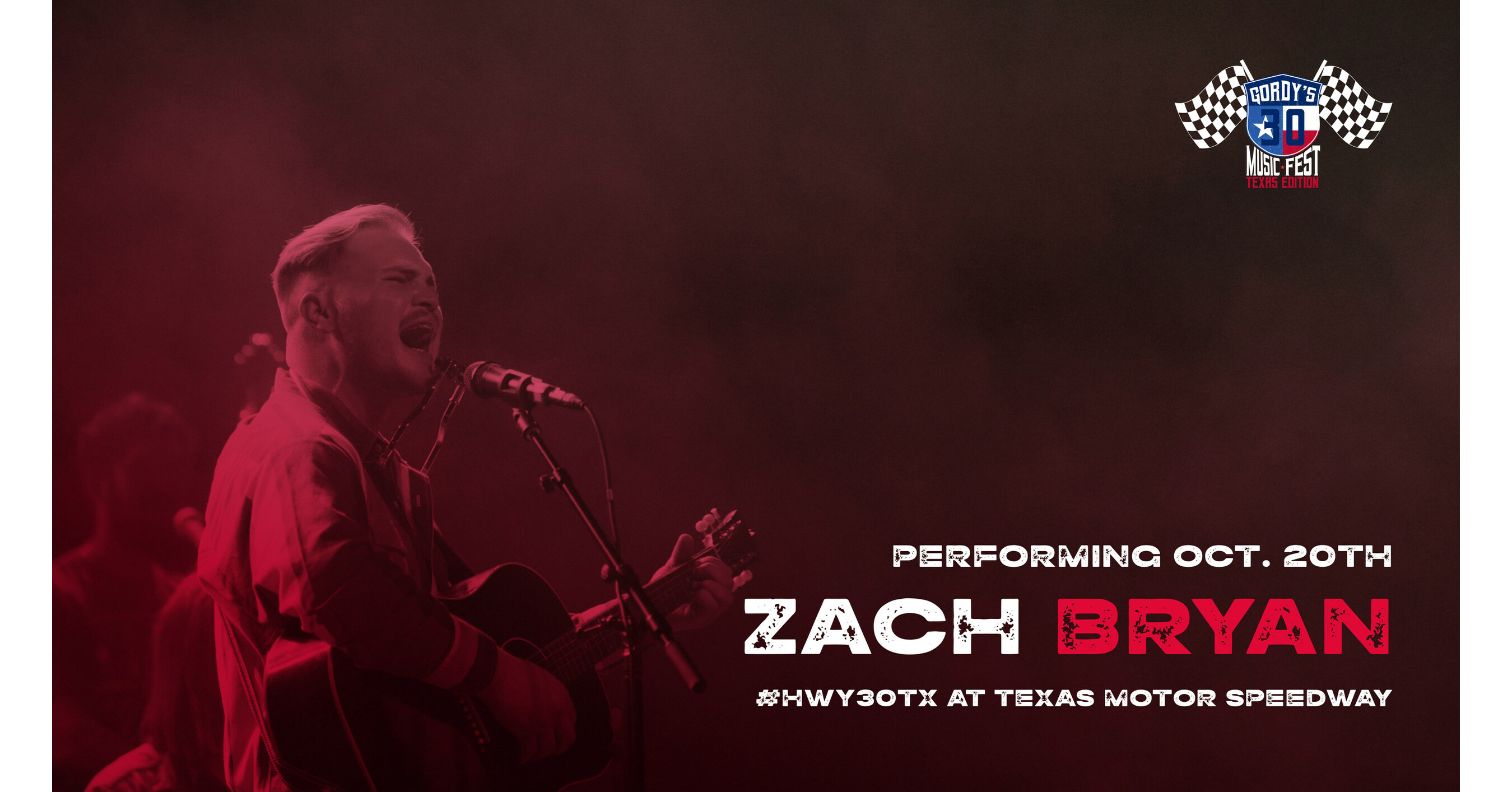 Zach Bryan Confirmed to Perform at the Inaugural Gordy's Hwy 30 Music