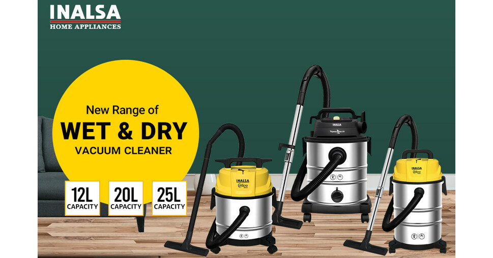 INALSA Launches New Range of Wet & Dry Vacuum Cleaners