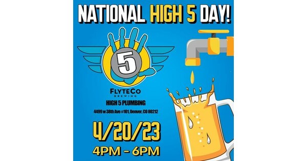High 5 Plumbing celebrates National High Five Day with area event