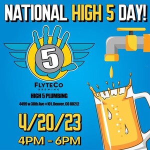 High 5 Plumbing celebrates National High Five Day with area event
