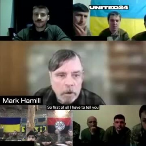 UNITED24 ambassador Mark Hamill met online with the Ukrainian military: "I am a pretend warrior in the movies. But you are the real heroes of a real war"