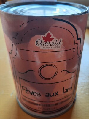 Avis de ne pas consommer de soupe aux pois et de fèves au lard préparées et vendues par l'entreprise Cabane à sucre chez Oswald