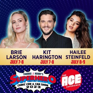 Brie Larson, Kit Harington and Hailee Steinfeld to Headline The ACE Experience @ Superhero Comic Con &amp; Car Show