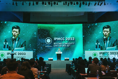 Opening remarks by Jang Young Woo, president of BOIMA at IPMCC 2023 (PRNewsfoto/BIO OPEN INNOVATION MAKERS ASSOCIATION)