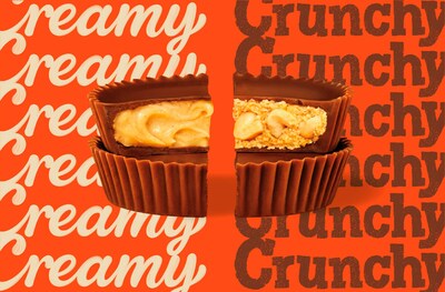 Are you Team Creamy or Team Crunchy? Try the limited-edition Reese’s Creamy and Crunchy Peanut Butter Cups and help determine which peanut butter reigns supreme.