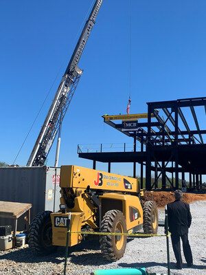 Mountain Commerce Bank celebrates Topping Out at their Johnson City Financial Center Project