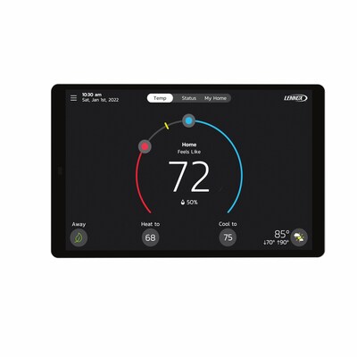 The Lennox S40 Smart Thermostat unlocks the full potential of Lennox heating and cooling systems while optimizing comfort and energy savings for homeowners