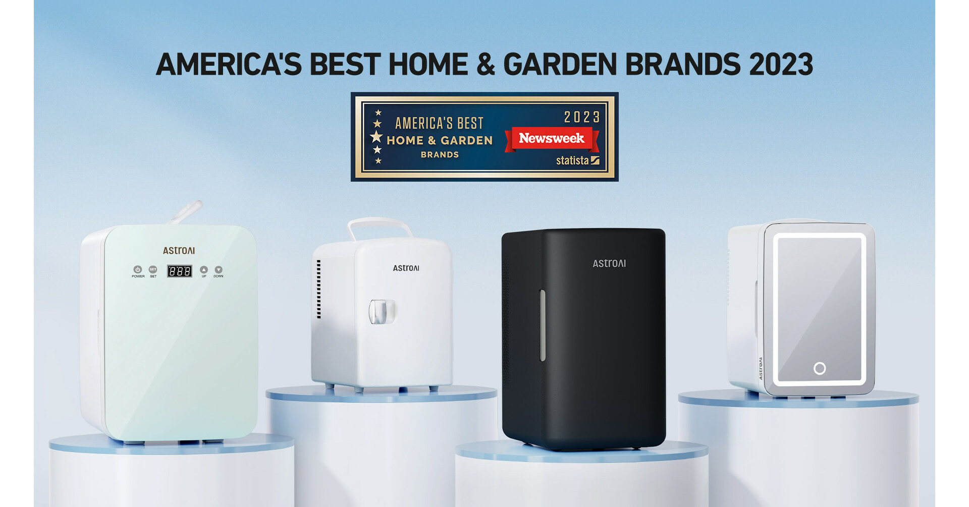 AstroAI Recognized as One of America’s Best Home and Garden Brands 2023 with Its Mini Fridge Lineup