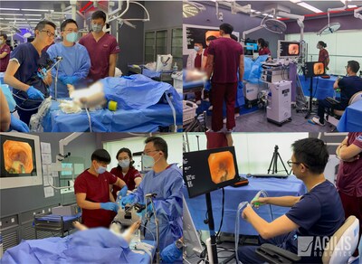 Live swine trial in The University of Hong Kong-Shenzhen Hospital