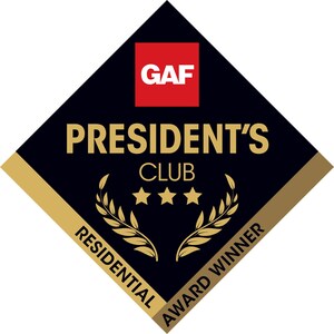 Perfect Exteriors of Minnesota Recognized as a 2022 GAF Master Elite® President's Club Award Winner