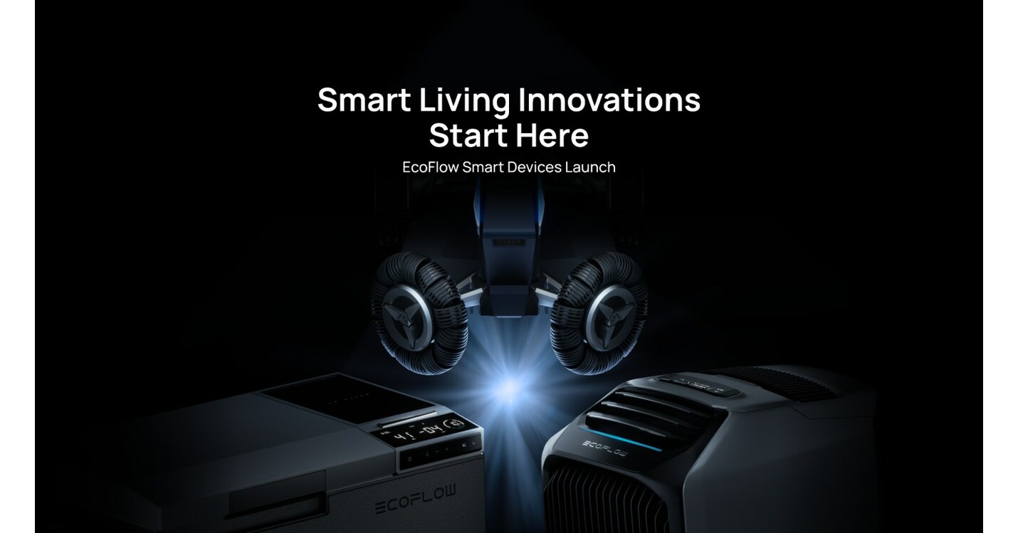 Markteinführung von drei akkubetriebenen EcoFlow Smart Devices für zu Hause  und unterwegs