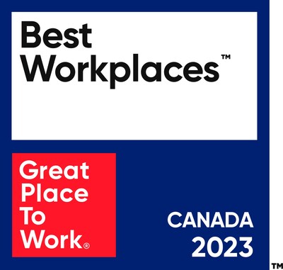 CWB Financial Group (CWB) has proudly placed number 23 on this year’s Best Workplaces in Canada. Highlighted for our outstanding employee experience among hundreds of other participating employers headquartered in Canada, it marks the fourth straight year that CWB has placed within the top 50 after premiering in 2020. (CNW Group/CWB Financial Group)