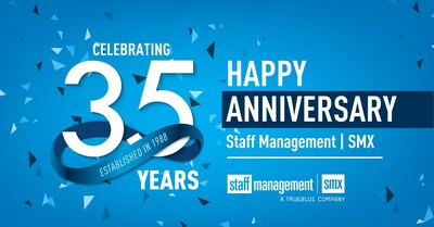 Staff Management | SMX, a recognized leader in comprehensive staffing solutions, is celebrating 35 years of connecting people with meaningful work.
