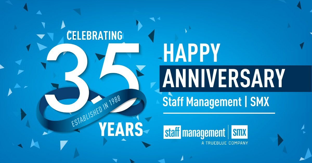 Staff Management SMX Celebrates 35th Anniversary