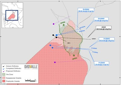 Figure 3: Lidia Project Plan View (CNW Group/Orvana Minerals Corp.)