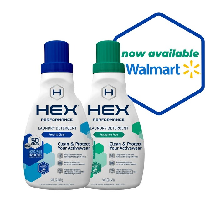 HEX Performance Fresh & Clean Scent Detergent, 50 loads