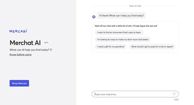 Mercari announces the beta launch of Merchat AI, its new conversational shopping assistant, powered by ChatGPT.