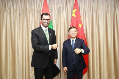 COP28 President-Designate Dr Sultan Al Jaber and China’s Minister of Ecology & Environment, Huang Runqiu, met in Beijing to discuss climate priorities and strengthen cooperation on mitigation, a just energy transition and adaptation across food, water & health.